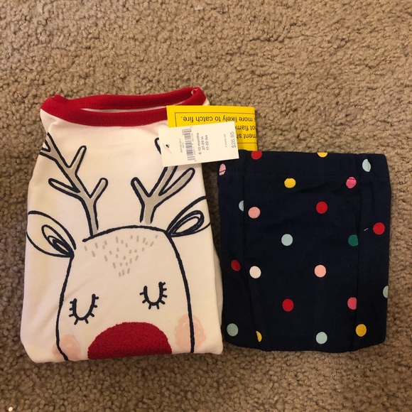 Gap Reindeer/Christmas Pajamas - Picture 2 of 4